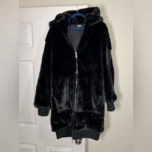 Zara Faux Fur Coat